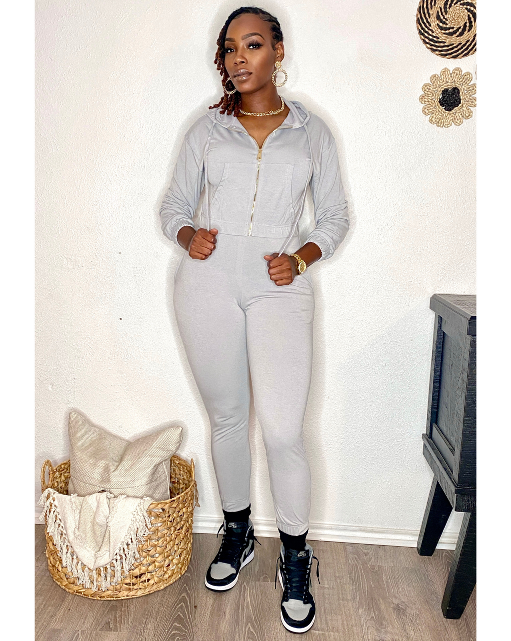 Zara Jogger Set (light gray)