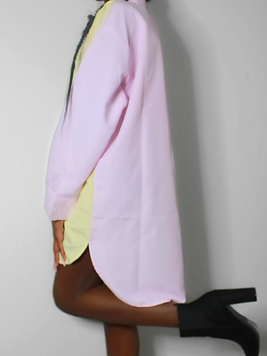 "Pastel" Button Down Shirt/Dress